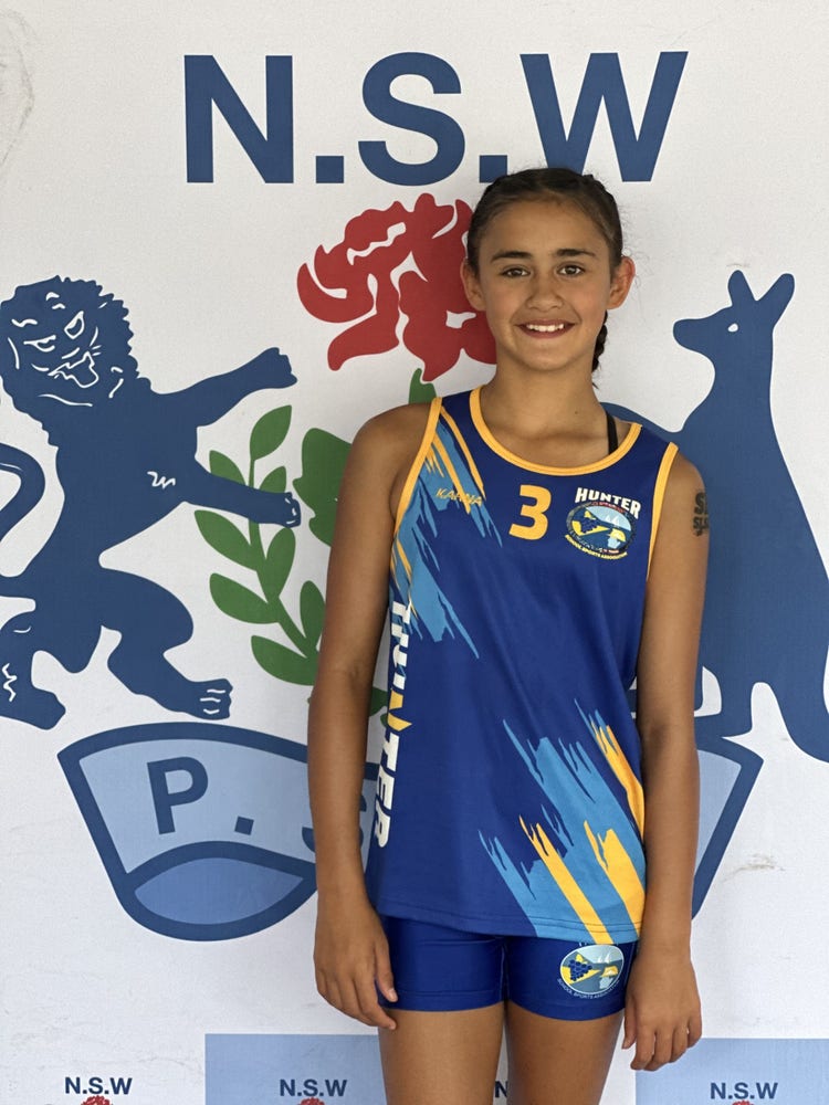 Student representing at State Athletics Championships