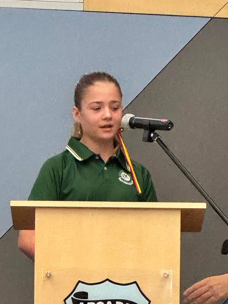 Student public speaking